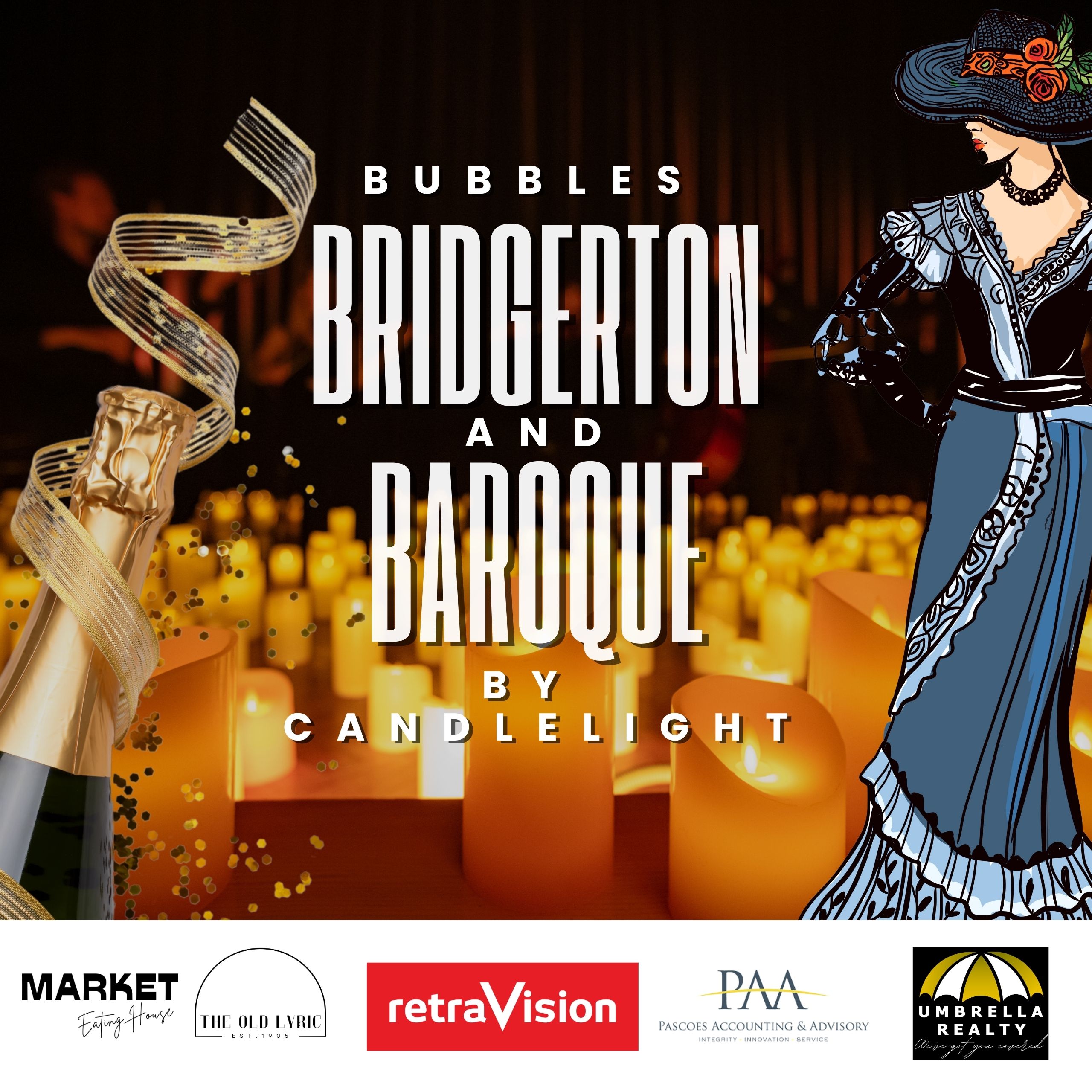 Bridgertion, Bubbles & Baroque by Candlelight